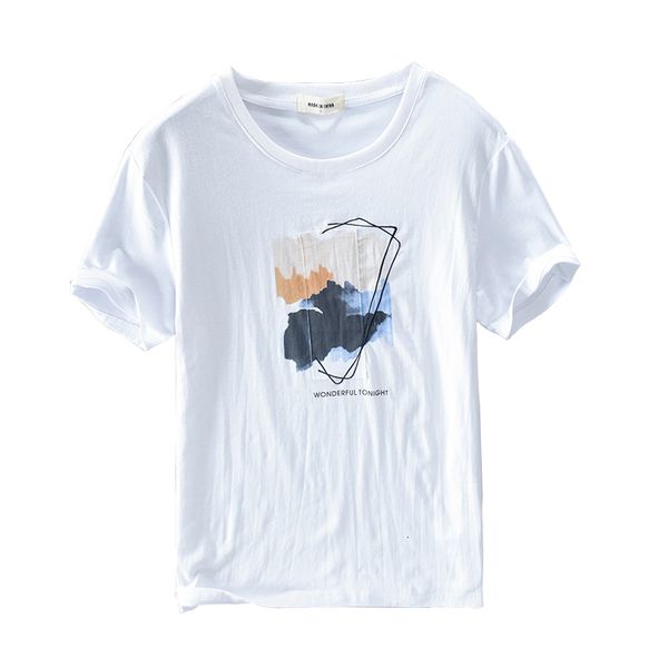 

2021 new vero nova chegada linho masculina moda branca camiseta para homem slido confortvel camisa dos homens de manga curta t camisas cems, White