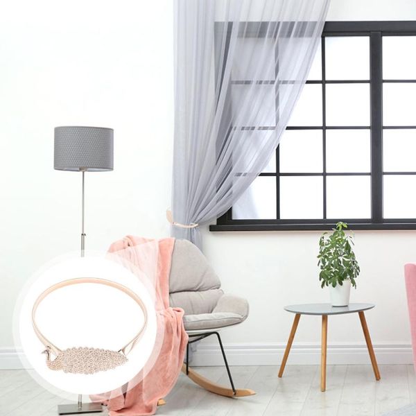 

curtain & drapes 2pcs golden window buckles aluminum alloy