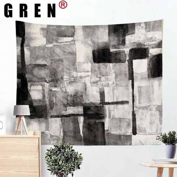 

tapestries gren tapestry abstract geometry picture wall hanging background cloth covering rugs mat blanket art bedroom living home decor