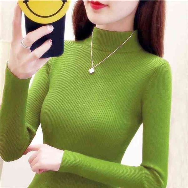 

fall winter inner wear turtleneck pullover womens sweater long sleeve skinny knit, White;black