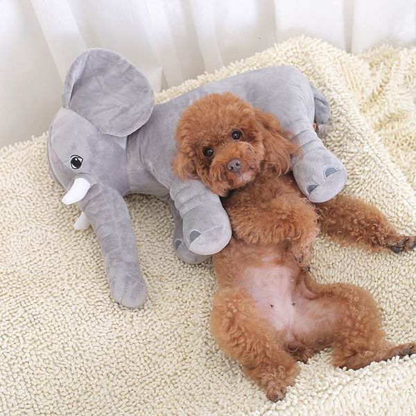 

2021 new handsome elephant cushion pillow maker child of soft animal baby puppy toy for the short furry dog 8mvz