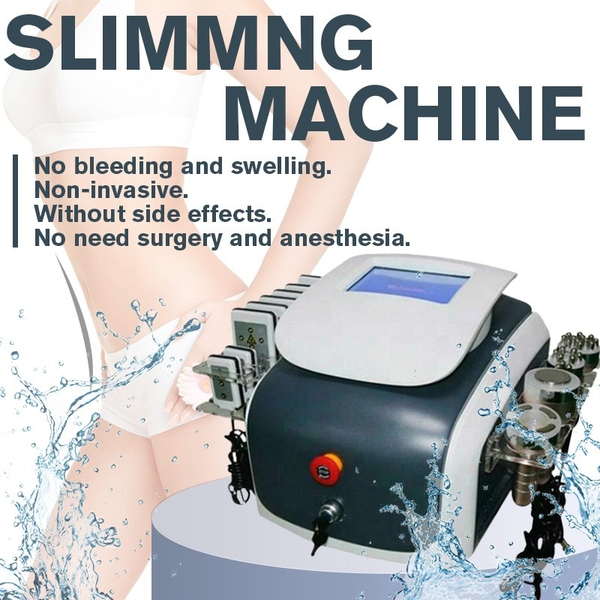 

slimming machine new good item 40khz cavitation vacuum rf liposuction lipo multipolar diode laser lipolaser machine for home&spa
