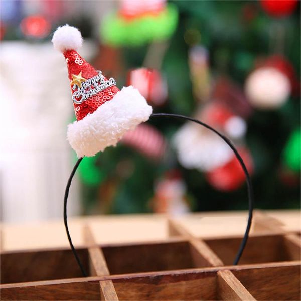 

christmas decorations headbands santa tree headband kids headwear reindeer ornaments party cosplay