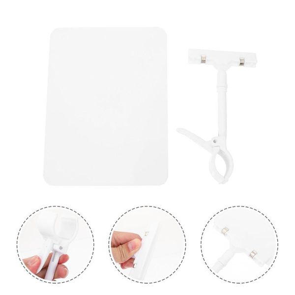 

frames 5pcs erasable price tag shop fruit board holders with clips