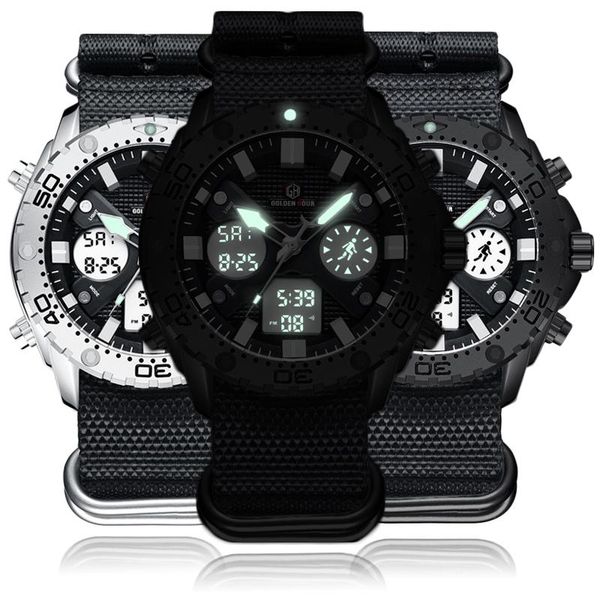 

wristwatches luxury chronograph watch for men vintage casual sport multi-function wrist watches men's business quartz wristwatc, Slivery;brown