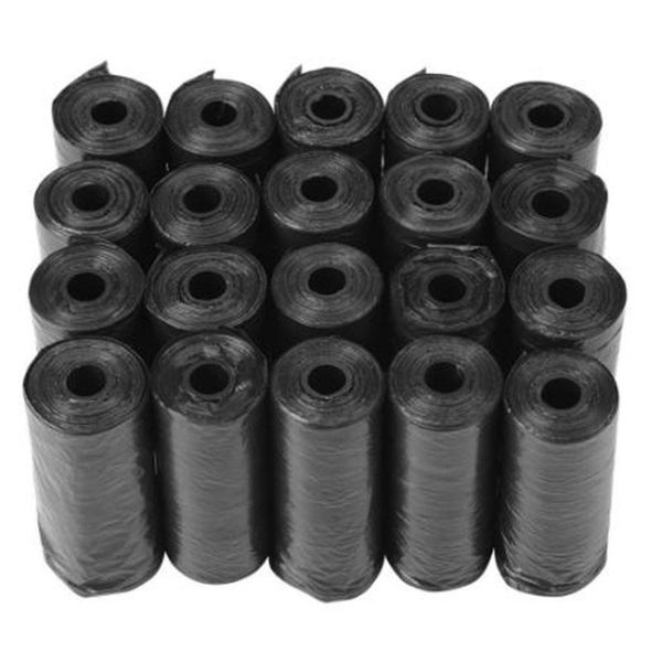 

20 rolls of degradable pet dog feces bags for pet cat feces pick up and cleaning