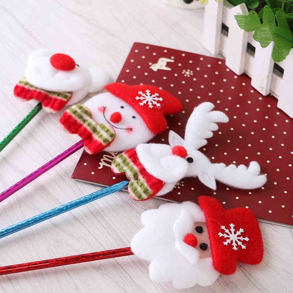 

christmas creative gifts santa ballpoint pen school children's decorations