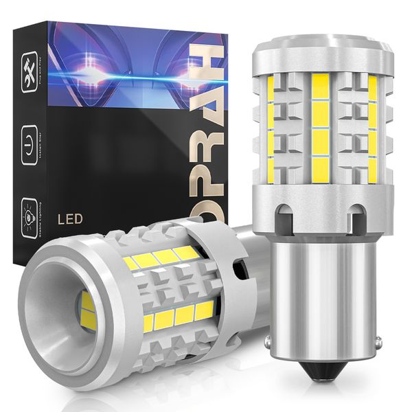 1PC BA15S 1156 P21W 7440 WY21W Lampadina LED Canbus No Hyper Flash Giallo ambra 3020EMC Indicatore di direzione automatico Luce di retromarcia di backup