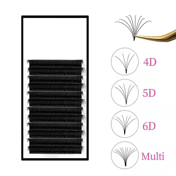 

false eyelashes make-up easy fanning eyelash bloom extension austomatic flowering fast fan self-making fans volume lashes cilia building