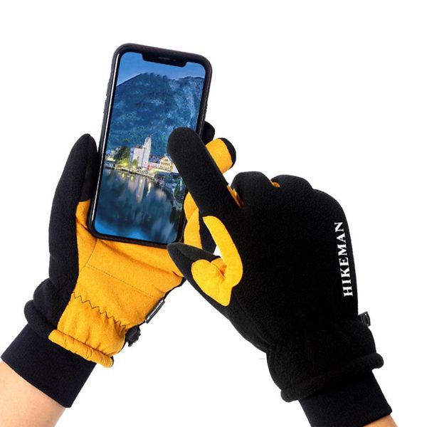 

ski gloves man women outdoor riding running winter thermal sports full finger fitness glove wear-resistant touch screen sport