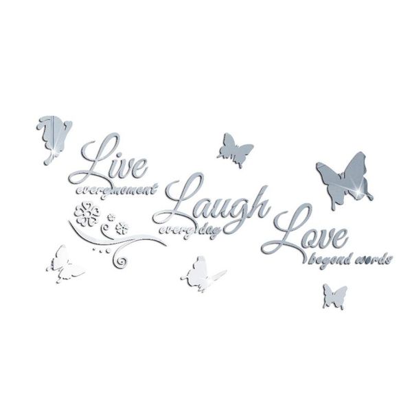 

window stickers acrylic wall bedroom decor diy living room quote word decal removable