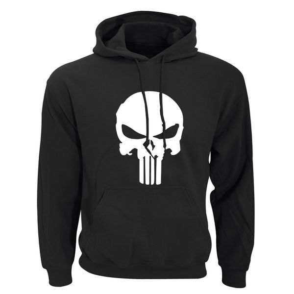 

sportswear trendy men's avenger hip hop plush hoodie, Black