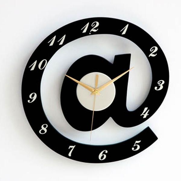 

wall clocks modern clock brief fashion personality rustic mute quartz