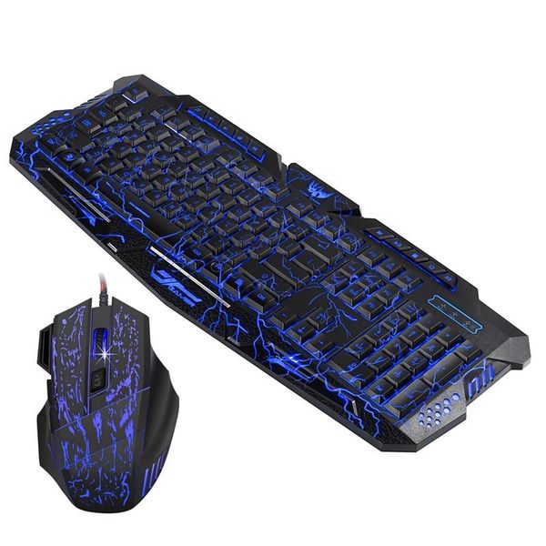 

j60 gaming keyboard mouse combo anti-ghosting adjustable dpi colorful backlit for desknotebook lappc computer
