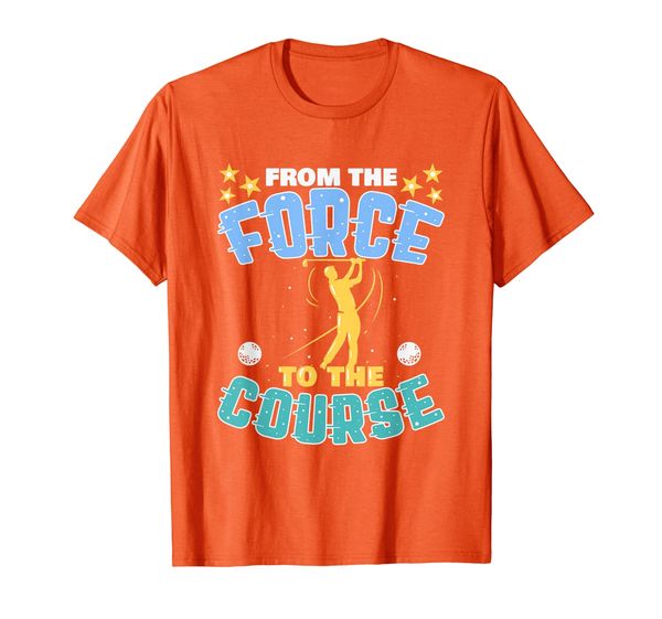 

RETIRED POLICE From The Force To The Course T-Shirt, Mainly pictures