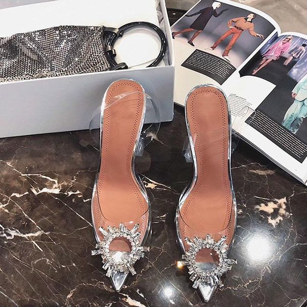 

dress shoes phoenix sculptural heel crystal butterfly amina begum pvc slingback muaddi transparent rhinestone pointed toe pumps, Black