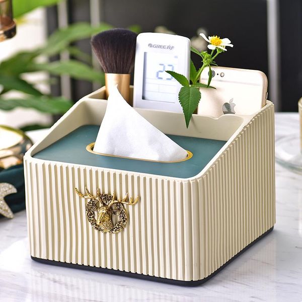 

tissue boxes & napkins deer living room holder bed dispenser paper phone case storage box wipes servilletero napkin home decor