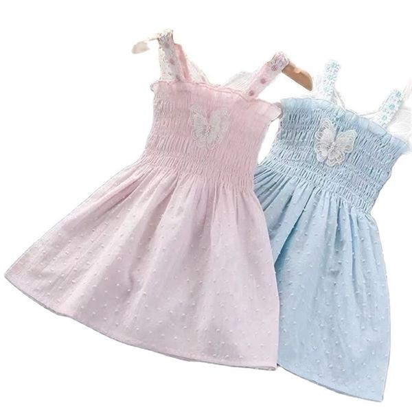 Western-Stil Kleid Mädchen Prinzessin Rock Baumwolle Baby Sommer Trend P4317 210622
