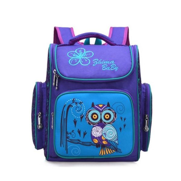 

backpack children school bag girls kids satchel primary 3d grade 1-6 princess orthopedic schoolbag