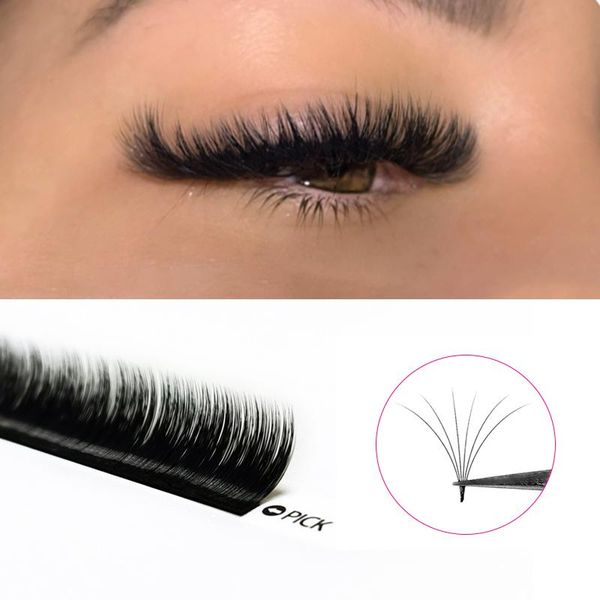 

false eyelashes easy fan volume lashes bloom eyelash extension one second automatic flowering blooming fans