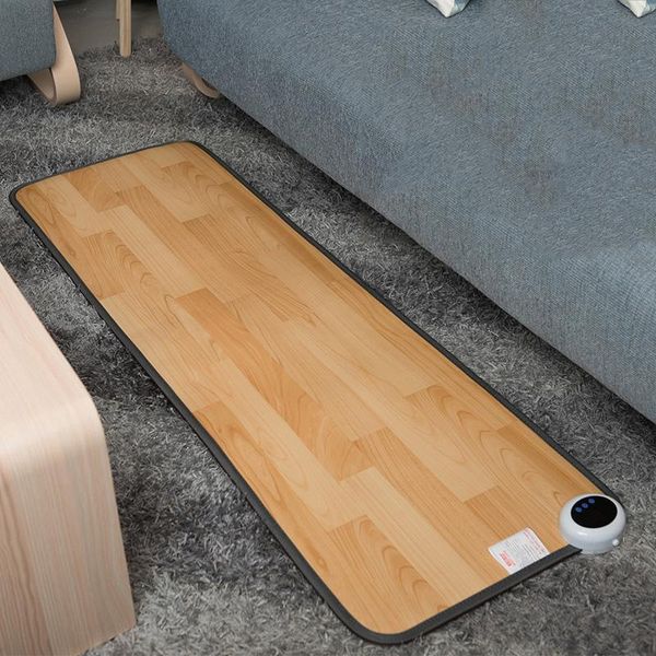 

carpets large heating pad 220v waterproof adjustable controller electric foot heater home tapis chauffant room decoration ah50dd