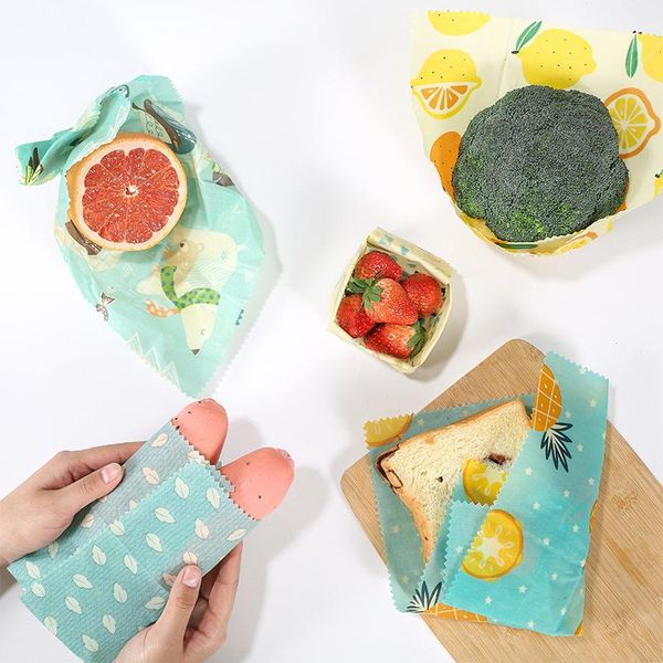 

food savers & storage containers organic cotton beeswax fresh cloth reusable wraps for natural paper bags