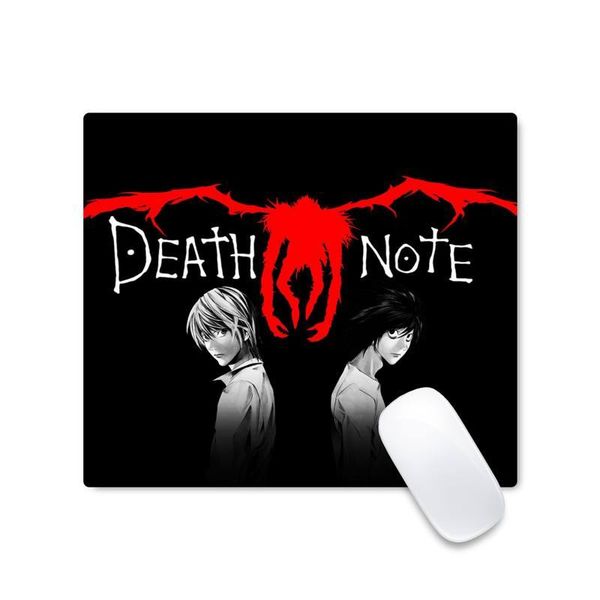 

mouse pads & wrist rests death note natural rubber gaming mousepad desk mat pad protect game officework non-slip lapcushion
