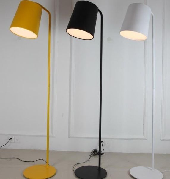 

simple colorful floor lamp led lamp aluminum stand tripot