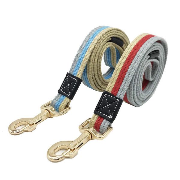 

dog collars & leashes pets leash traction rope harnesss medium big dogs training belt walking leads puppy polyester stripe shape