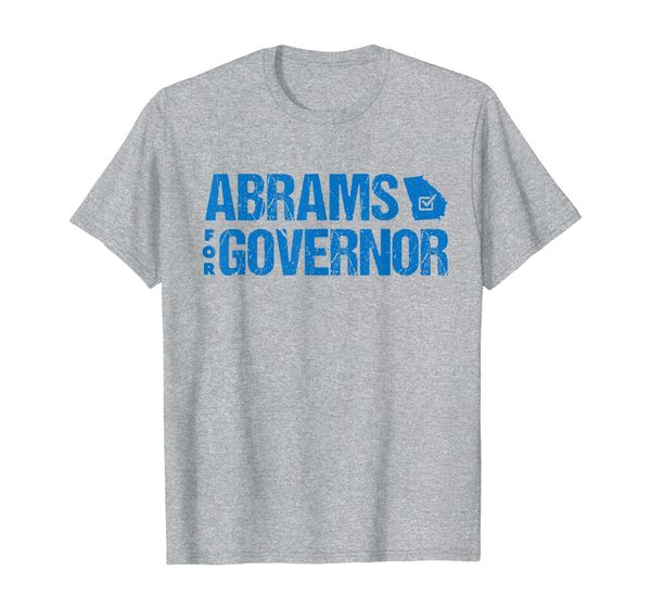 

stacey abrams for governor 2018 georgia midterm election tee, White;black