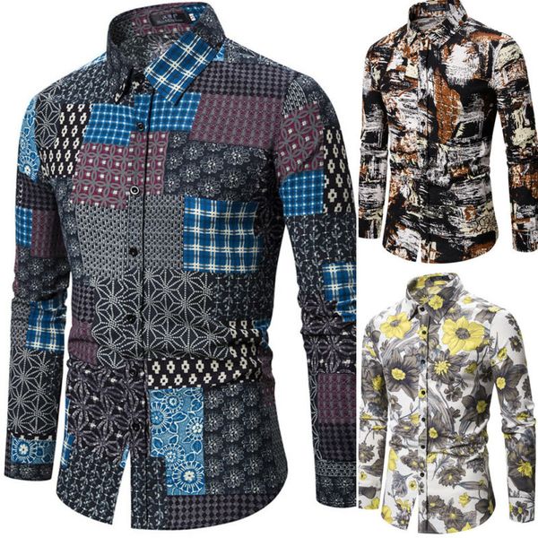 

men formal ethnic style dress shirts vintage long sleeve slim fit casual male party shirt kg-180, White;black