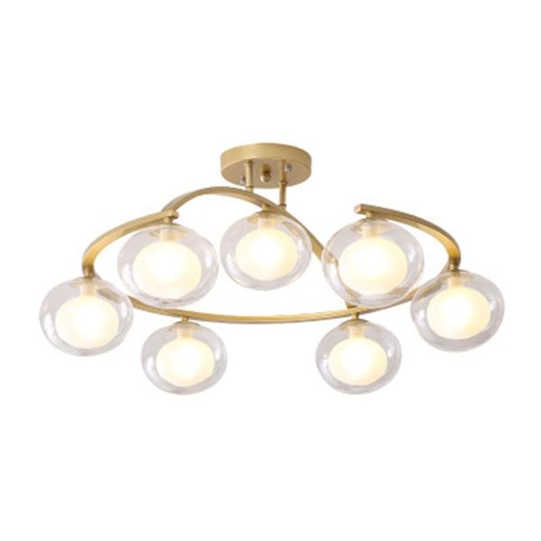 

ceiling lights nordic post-modern living room bedroom lighting restaurant magic bean molecular light creative wrought iron lamps modern