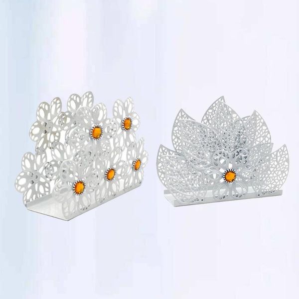 

2pcs craetive napkin rack modern napkin holder fashion paper towel holder stylish tissue stand for l