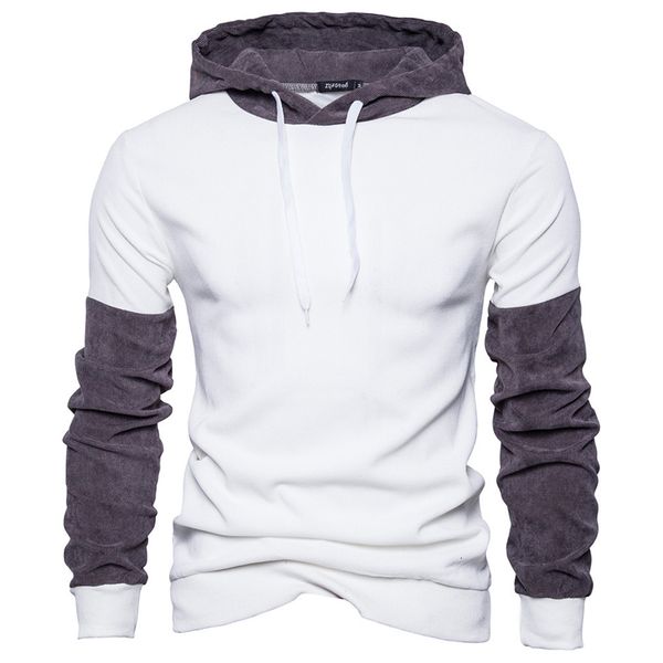 

2021 fashion sweaters hip hop hoodie sweater with hood warm winter male streetwear casual hit color block sportwear training wnrh, Black