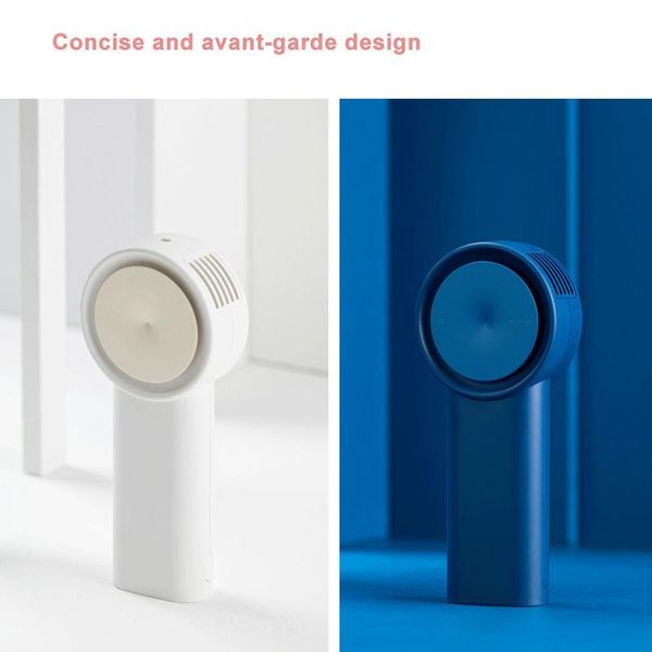

creative mini bladeless fan portable for fan handheld usb rechargeable appliances outdoor travel hand silent