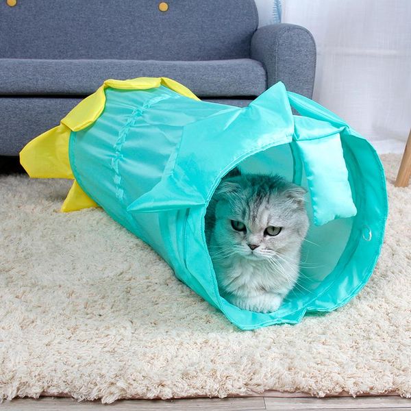 

collapsible cat tunnel cat tube pet interactive toy
