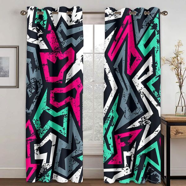 

curtain & drapes street cool personality fashion design living room bedroom home decoration essential