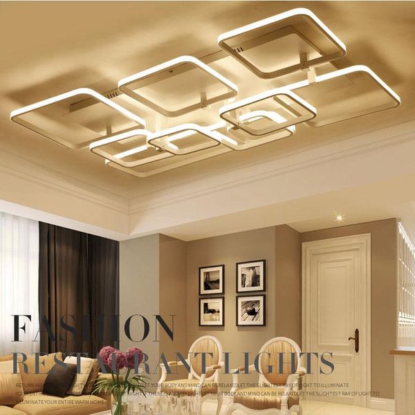 

ceiling lights led lamp living room bedroom modern minimalist creative combination square lighting fixture lamps