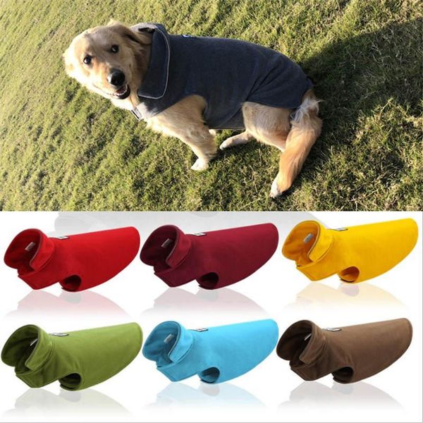 

dog apparel small large pet winter warm coat sweater puppy fleece jacket vest clothes