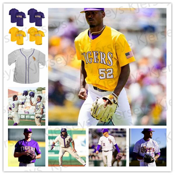 

custom lsu tigers college baseball jerseys 17 dj lemahieu 8 alex bregman aaron nola gausman aaron hill eric walker giovanni digiacomo drew b, Blue;black
