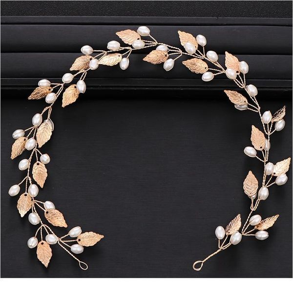 

trendy wedding hair accessories handmade pearl pearl headband bridal hair accessories gold tiara princess party headband qylaqv