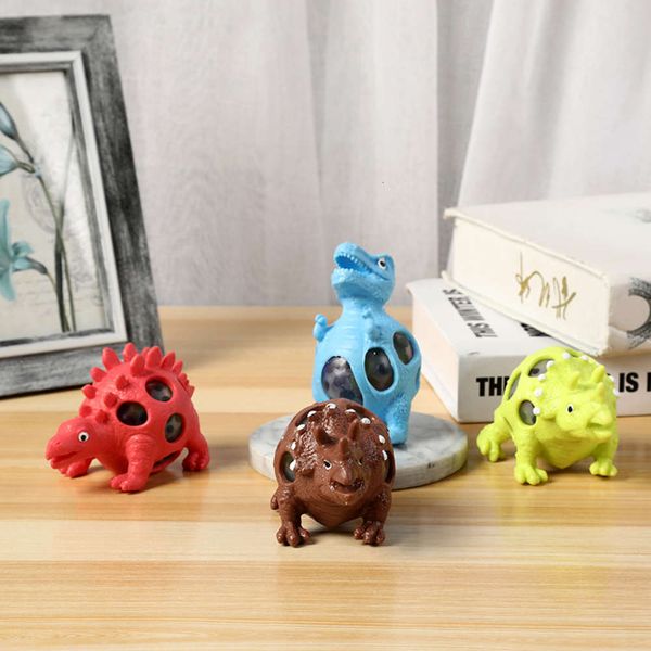 

creative tpr simulation hand squeeze vent ball dinosaur children's decompression bead toys