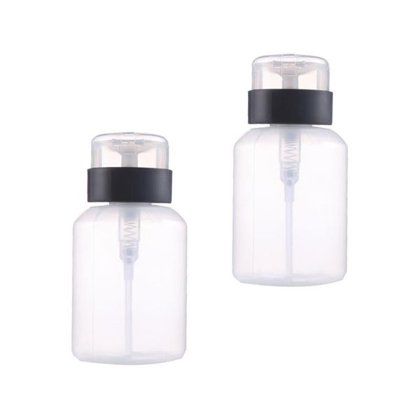 

storage bottles & jars 210ml 2pcs nail polish pump liquid subpackage bottle size