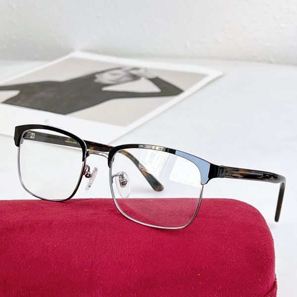 

ultra-light alloy frame + pc temples glasses 0934 mens gentleman style quality eyeglasses simple designer womens square lens glasses new, Silver