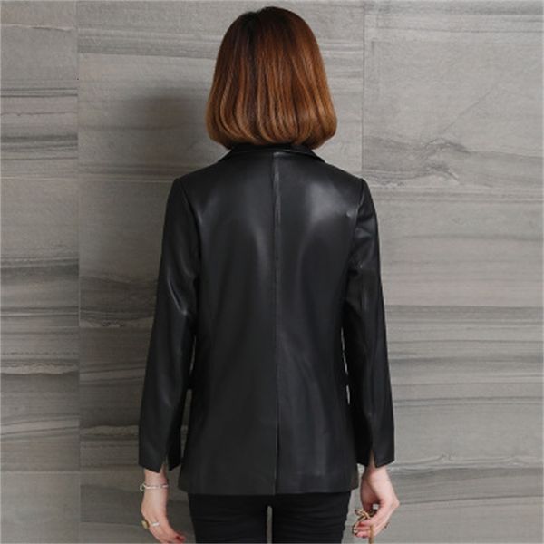 

new fashion genuine sheep leather jacket h35 hmxr, Black;brown