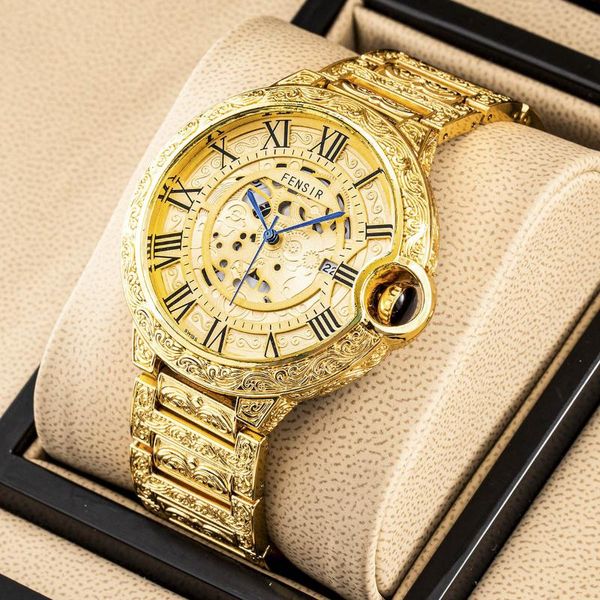 

wristwatches men's watch fashion quartz homme official watchesstainless steel strap clock relogio masculino, Slivery;brown