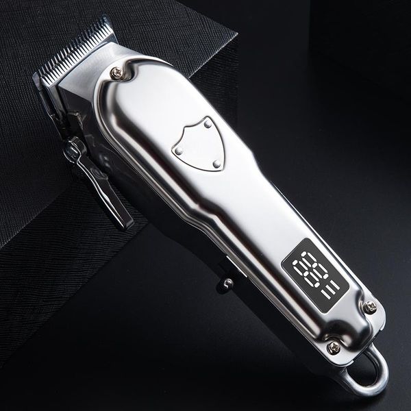 

hair clippers professional barber shop use with led display li-on battery cut machine trimmer