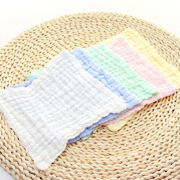 

towel 5pcs/lot baby care absorbent gauze 100% cotton face towel.