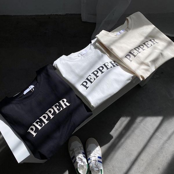 

new 2021 summer letter printing t-shirts women short sleeve tees casual female f2a5, White