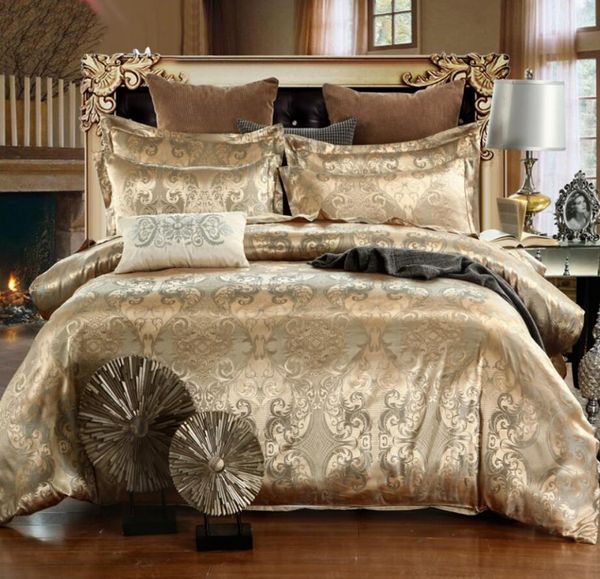 Copriletto di design di lusso in 3 pezzi set di biancheria da letto per la casa jacquard copripiumino federa matrimoniale singolo letto king size prodotto